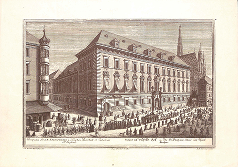 Bischofshof, Salomon Kleiner, 1725
